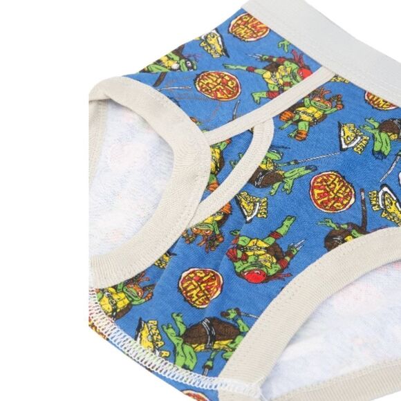 Boys Teenage Mutant Ninja Turtles Character Underwear Briefs 2, 5-Packs Size 6 - Picture 7 of 8